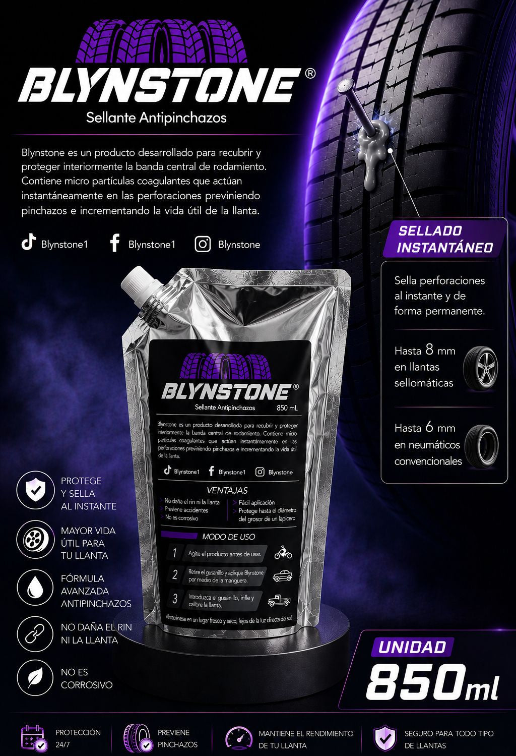 Unidad 850ml